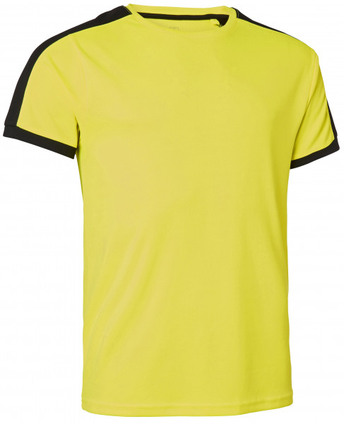 Wexman T-Shirt Quick Dry Contrast gelb/schwarz